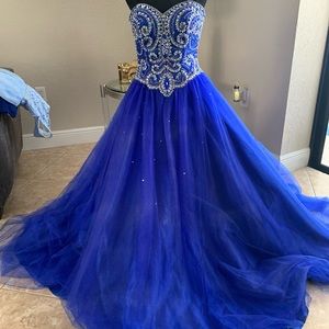 Formal Gown Dress - Royal Blue
